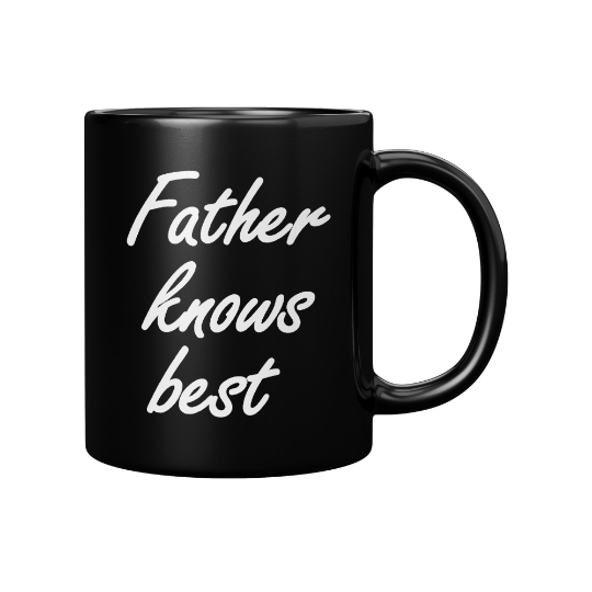 http://Father%20Knows%20Best%20Black%20Mug